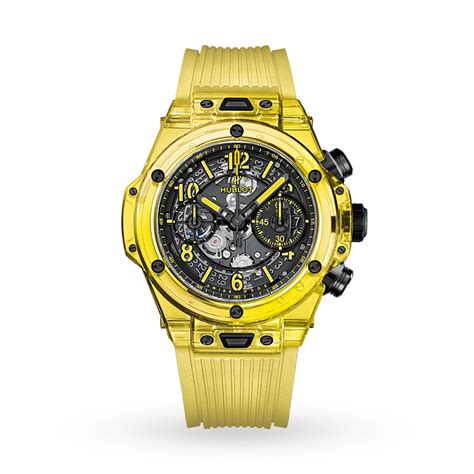 harga hublot yellow sapphire|Hublot unico sapphire 42mm.